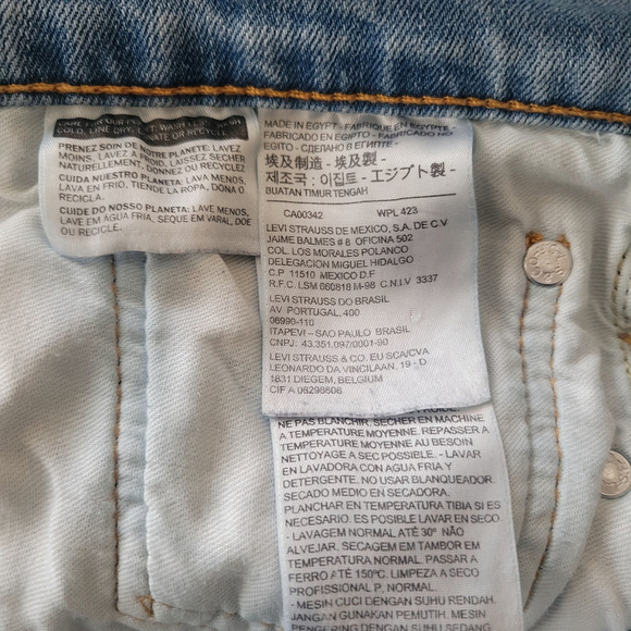 Levi's 517 Slim Straight Jeans Size 38/32 Men's Excellent Condition Pre-owned - Picture 7 of 11